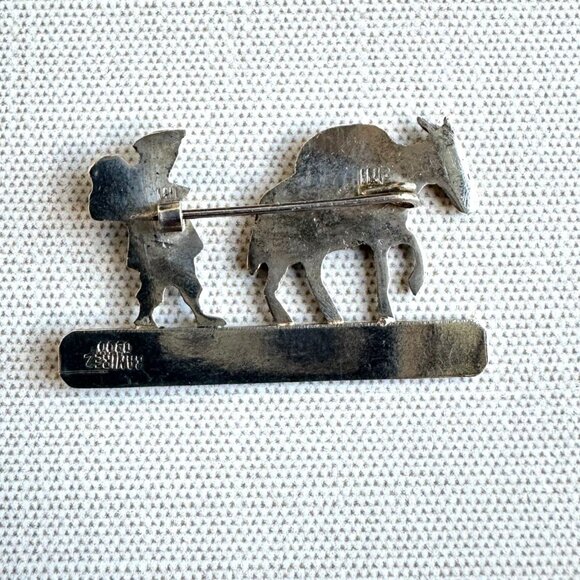 Ramirez 900 Silver Burro Brooch - Picture 5 of 12